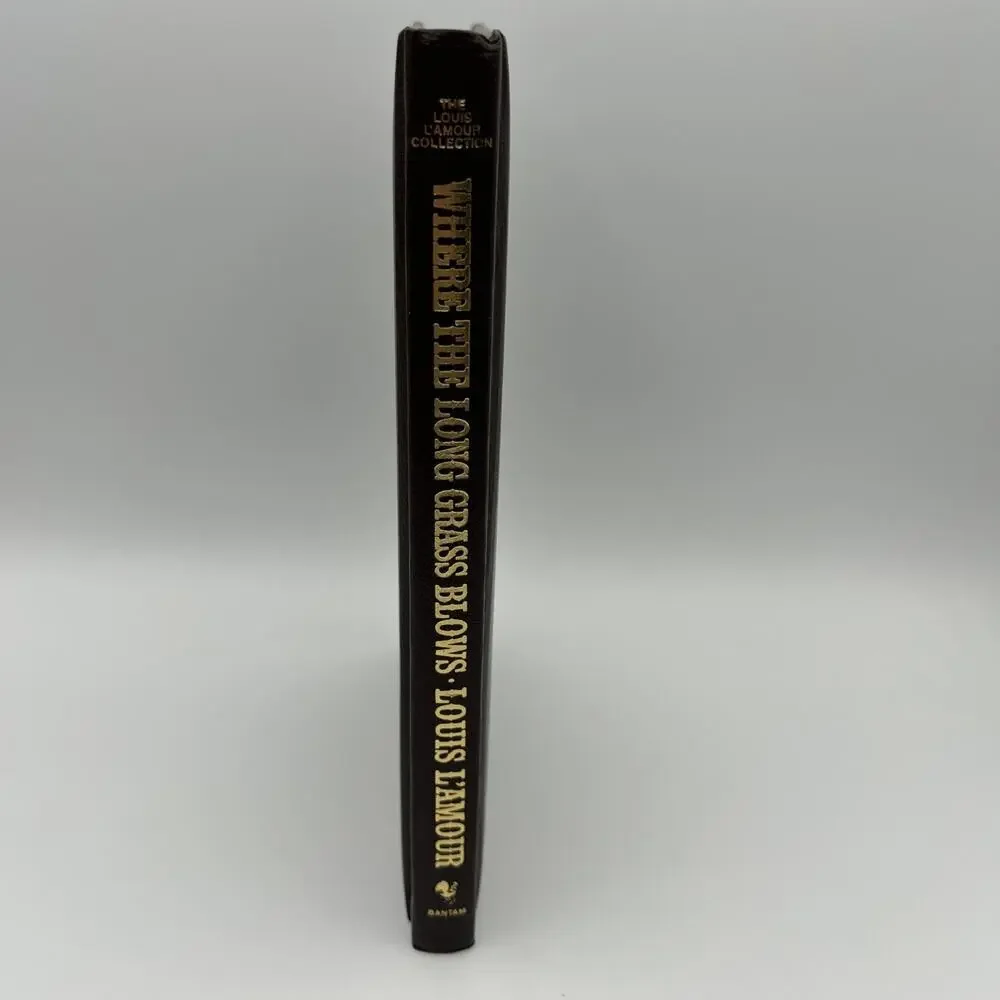 WHERE THE LONG GRASS BLOWS Louis L'Amour Leatherette Collection Like New